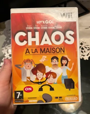 Jeu Wii chaos à la maison