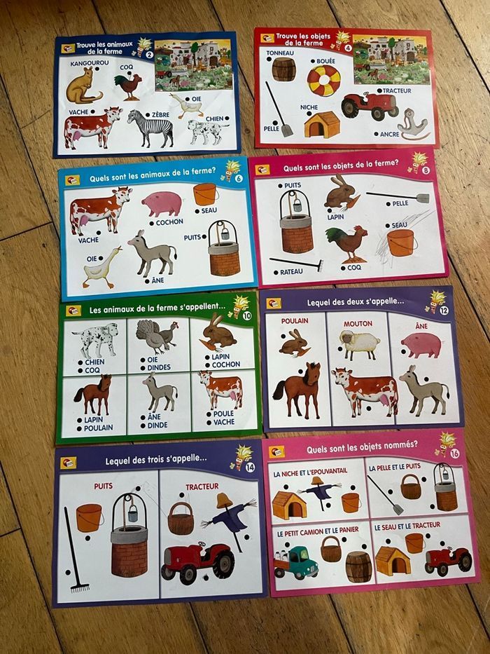 Les jeux Carottes La ferme 16 fiches avec stylo électronique Lisciani 3/6 ans - photo numéro 2