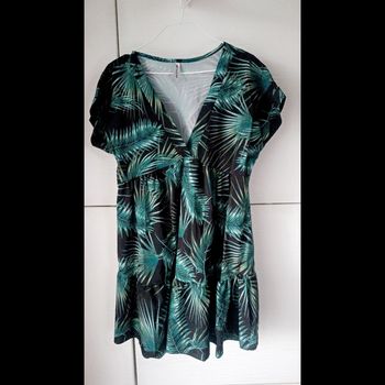 💥 Robe Tunique motifs feuillage