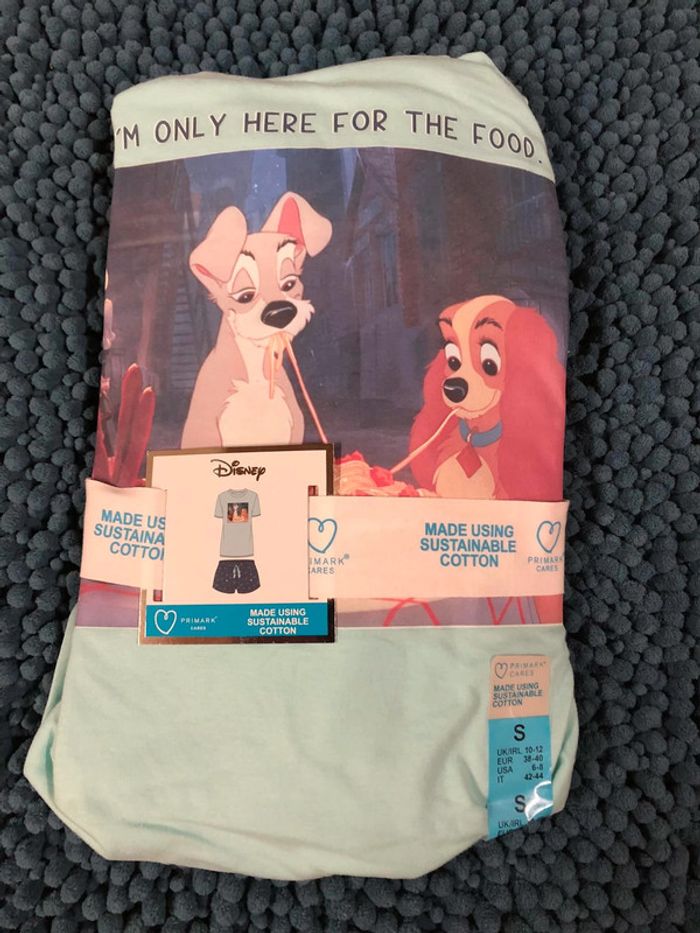 Pyjama Shorty la belle et le clochard - n e u f