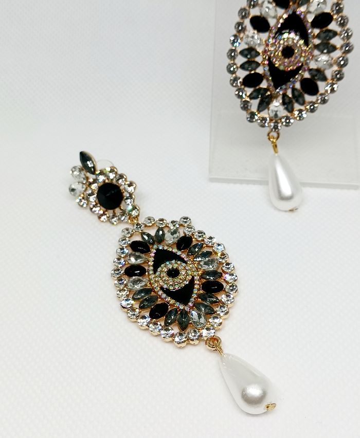 Splendide boucles d'oreilles rétro chic - photo numéro 3