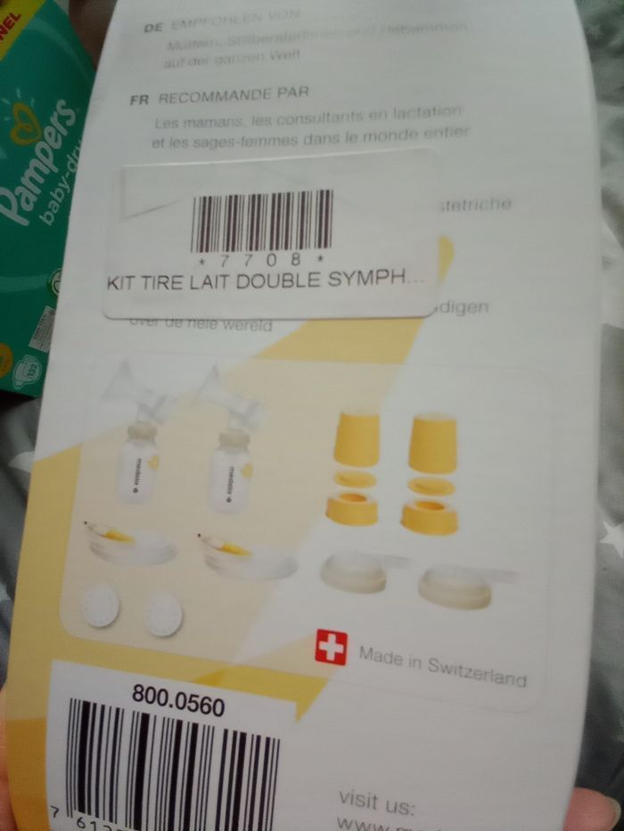 Symphony medela double pump set - photo numéro 6