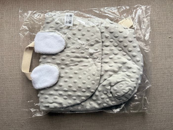 Sac enfant lapin gris et blanc - photo numéro 5