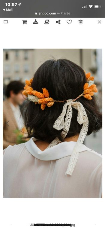 Couronne de fleurs