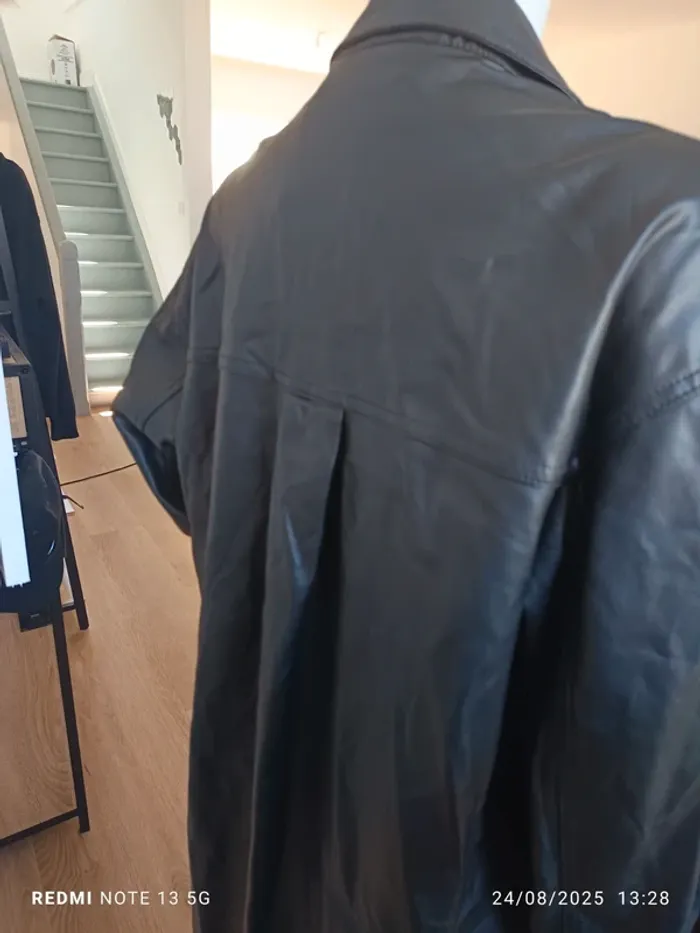 Magnifique veste simili cuir Bershka taille M - photo numéro 5