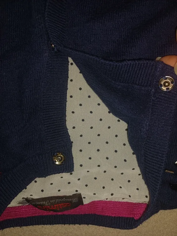 Magnifique gilet à pressions 6 ans fille - photo numéro 5