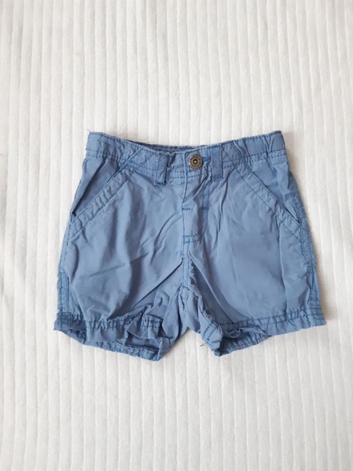 Short bleu Boutchou 6 mois