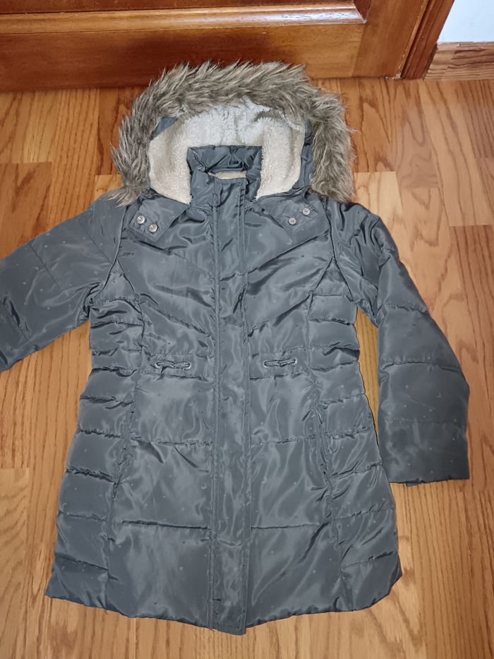 Parka très chaude 6 ans Vertbaudet motifs lune, étoile et point - photo numéro 2