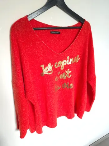 Pull laine cachemire made in Italy taille xxl