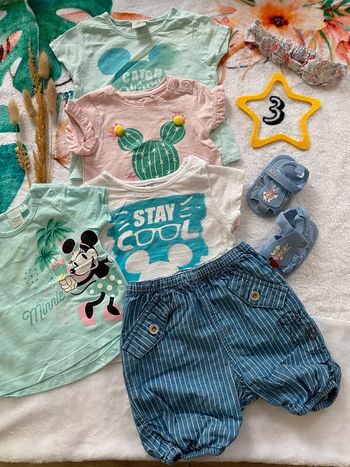 Ensemble complet bébé fille 3 mois