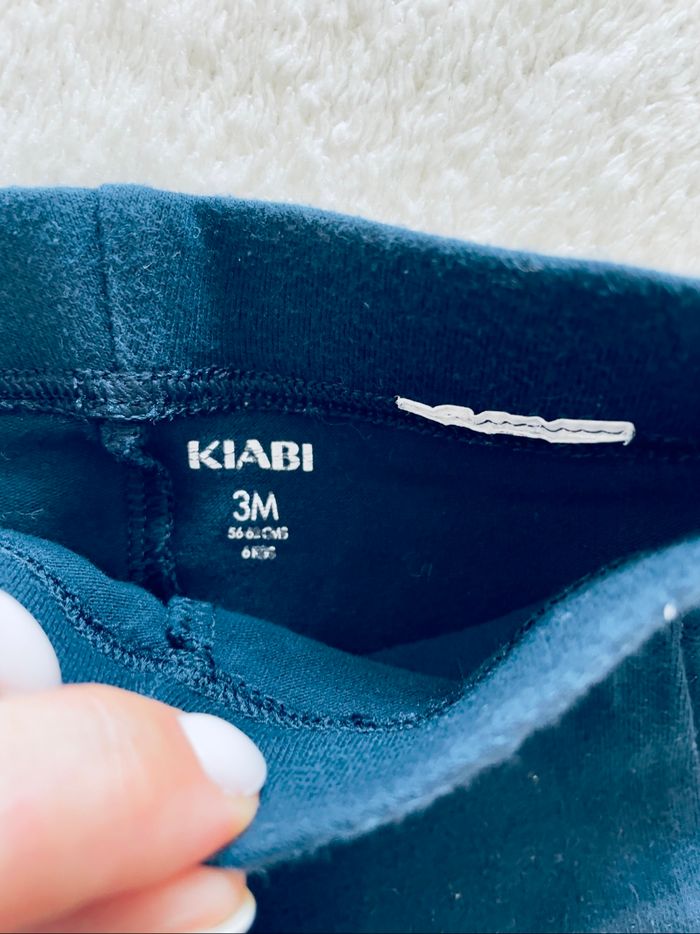 lot de 3 leggings épais « Kiabi » taille 3 mois - photo numéro 2
