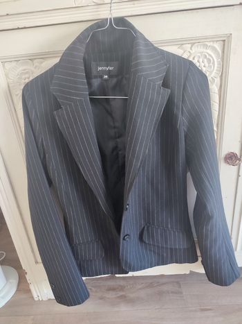 Veste habillée a rayures