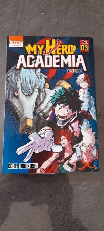 Manga My Hero academia tome 3