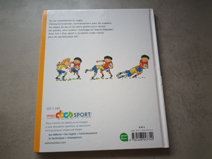 Livre mes docs sport - J'apprends le rugby - photo numéro 2