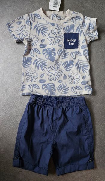 Ensemble été 23 mois neuf garçon 