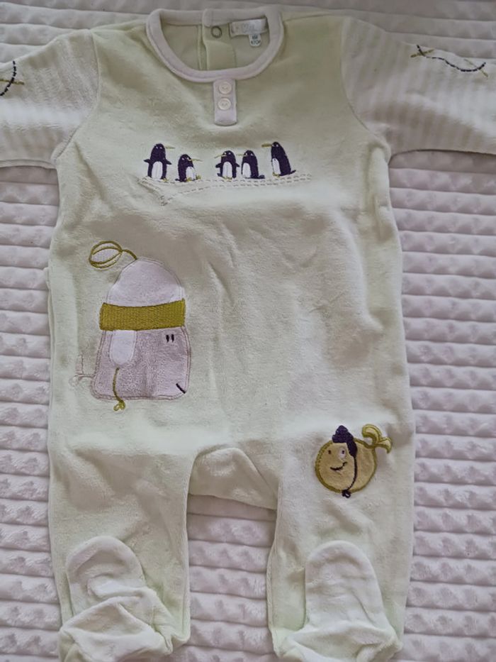 Lot de 3 pyjamas 6 mois - photo numéro 2