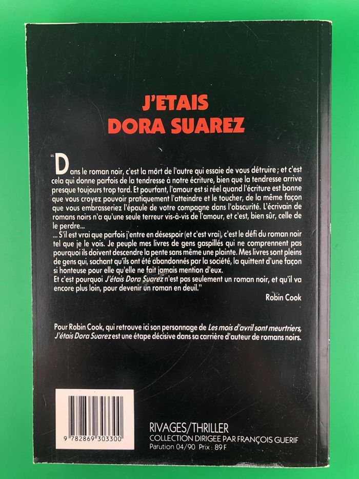 J'étais Dora Suarez - Robin Cook - photo numéro 2