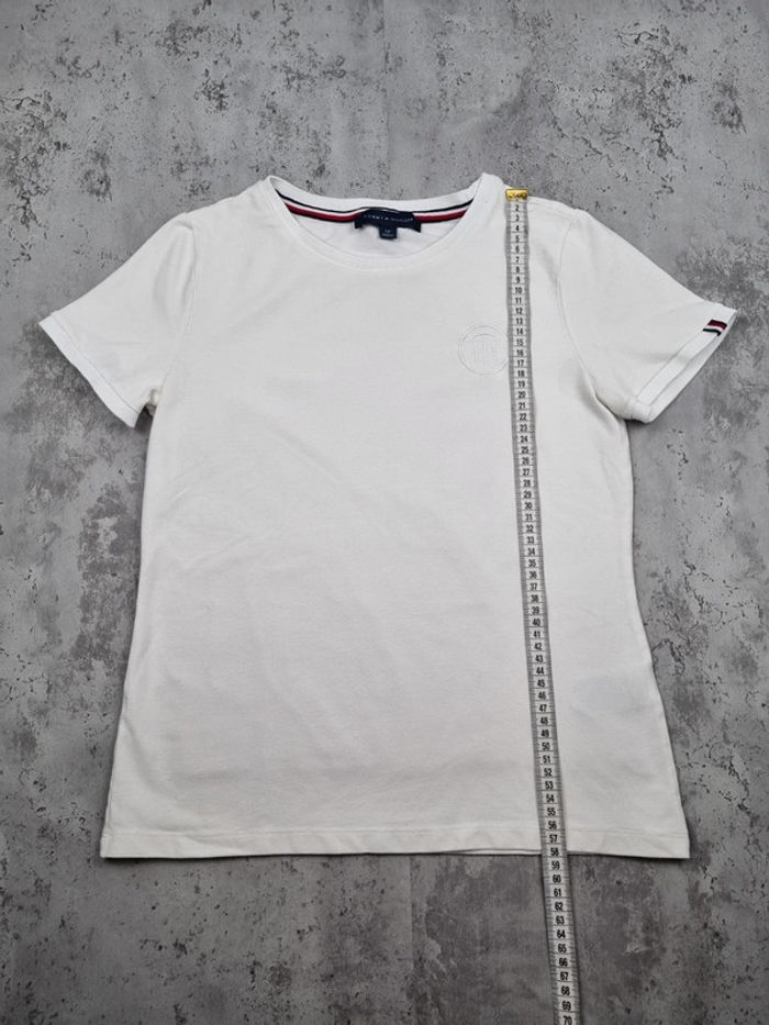 T-shirt blanc Tommy Hilfiger, S Femme (mesures en photos) - photo numéro 5
