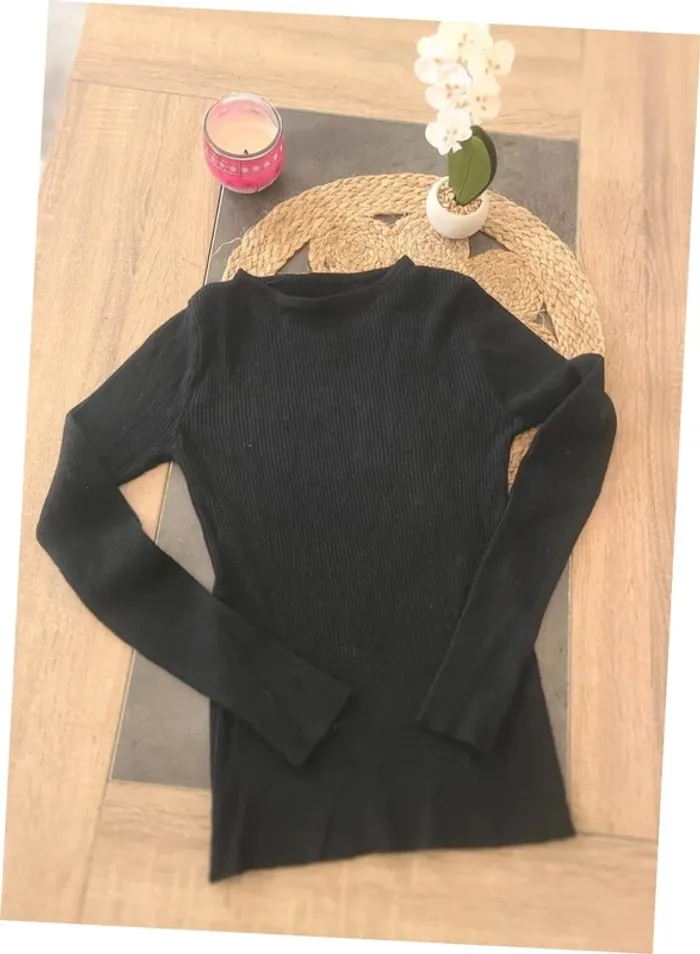 Pull noir shein taille S