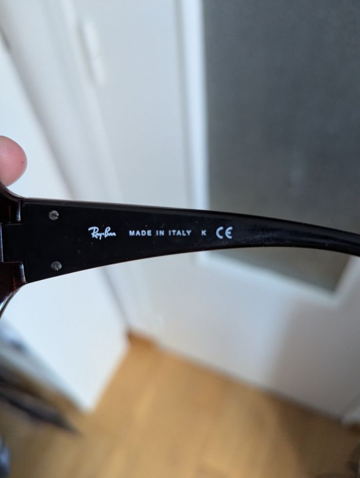 Lunette de soleil ray-ban masque marron fumé - photo numéro 9