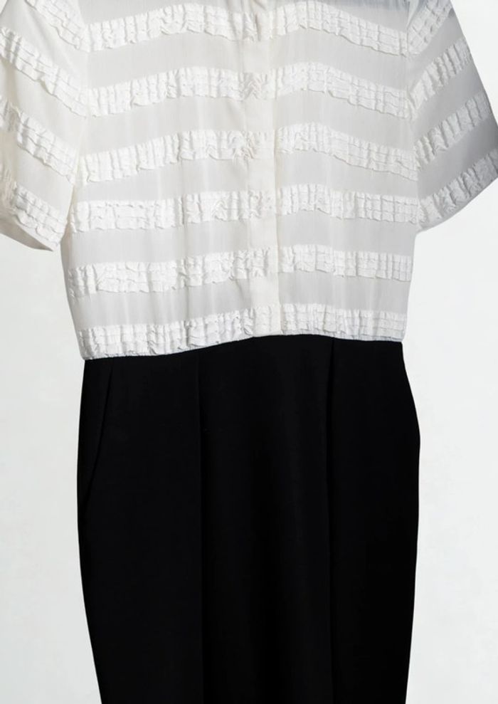 Robe chic moulante noir et blanc Claudie Pierlot Taille 36 - photo numéro 3