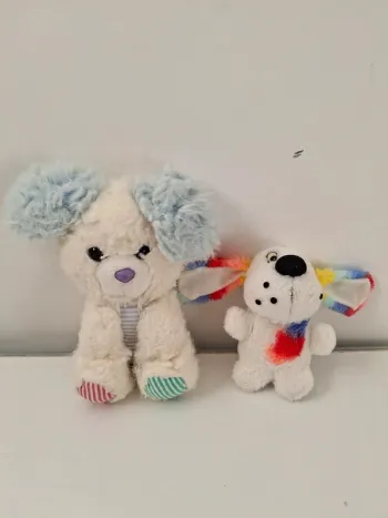 Lot peluches chien