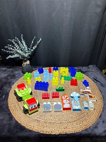 Abrick ecoiffier jeu de construction tracteur