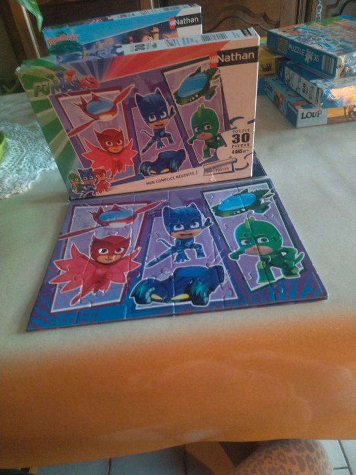 Lot de 2 puzzles 4 ans et+. Complet - photo numéro 2