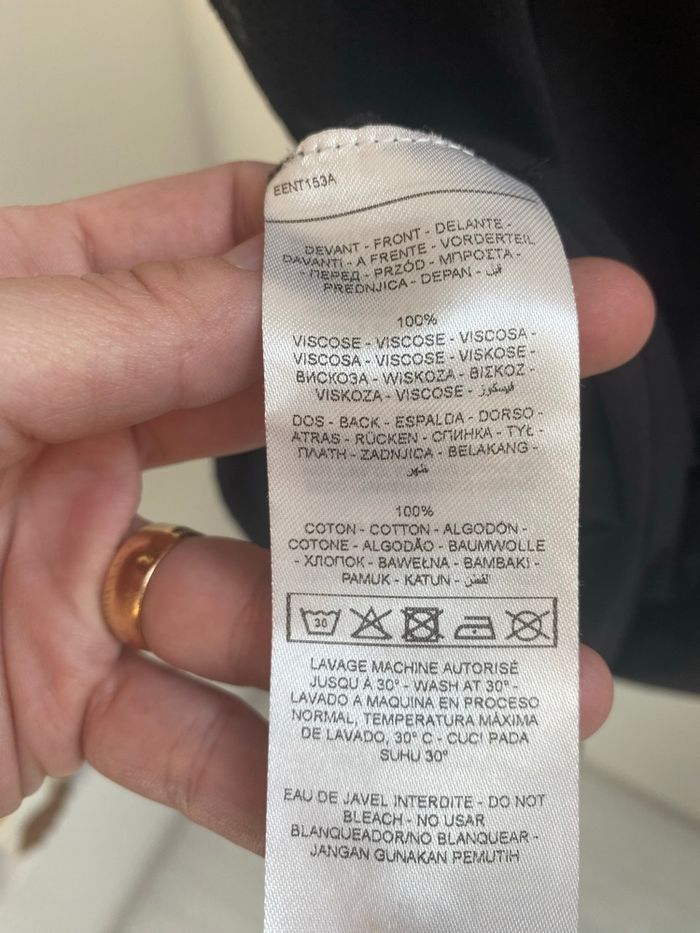 Chemise sans manche asymétrique taille 36 impérial dorée en TBE - photo numéro 3