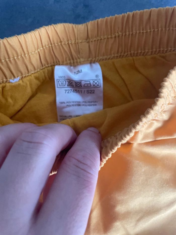 Pantalon chaud jaune 12 mois - photo numéro 2