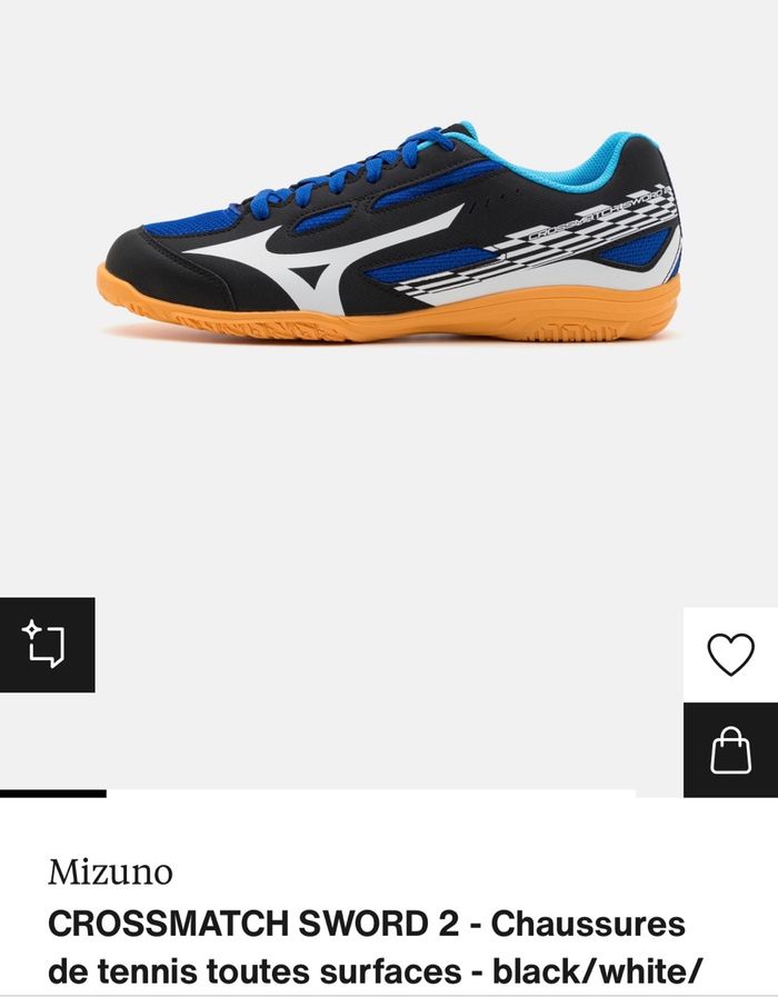 Baskets homme Mizuno Crossmatch Sword 2 - photo numéro 8