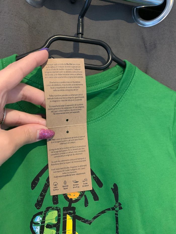 T-shirt 4/5 ans Ba-Huï neuf avec étiquette - photo numéro 5