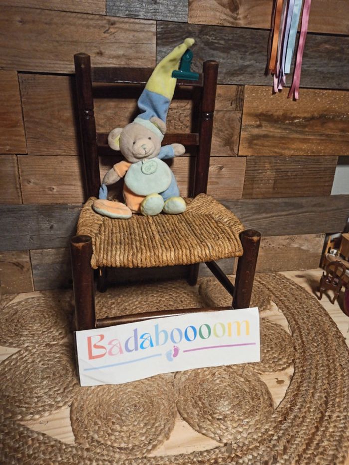 Peluche doudou ours baby nat be