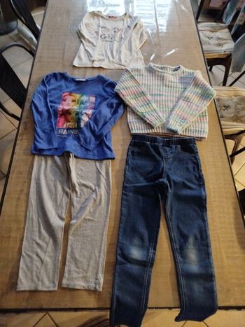 Lot vêtements fille 8 ans