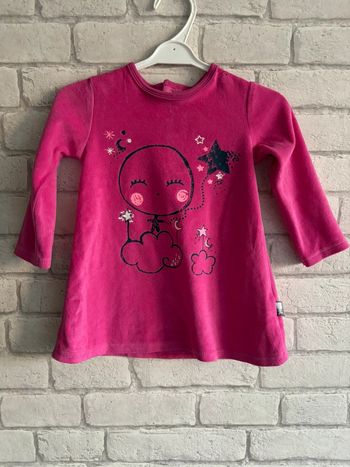 Chemise de nuit petit béguin taille 12 mois