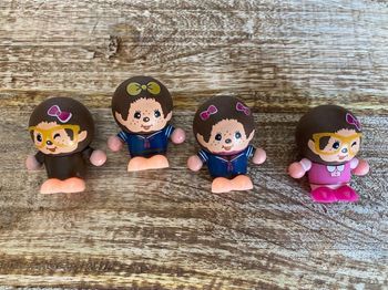 Personnages kiki monchhichi Les 4