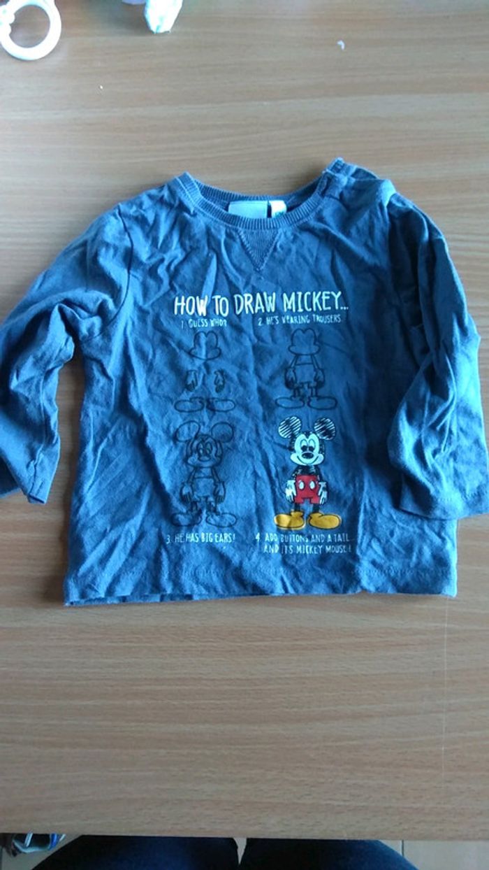 T shirt manches longues 12 mois