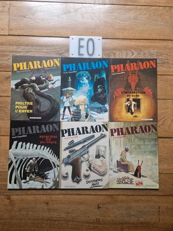 Lot de 6 bd pharaon 1 à 6,EO