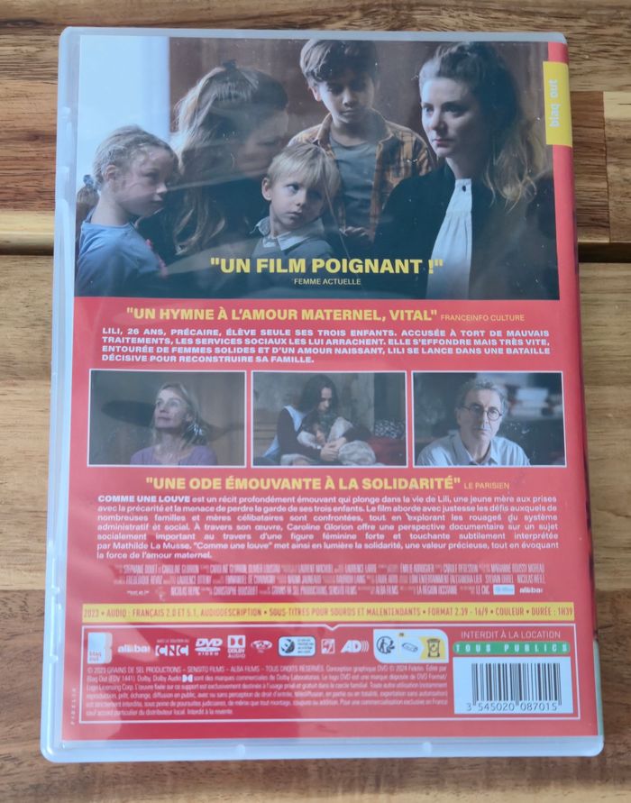 Dvd Comme une louve - photo numéro 2