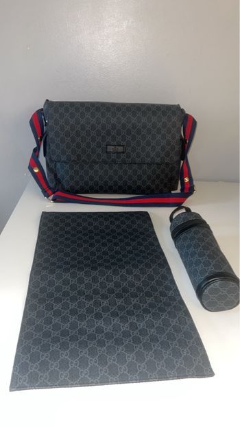Sac à langer Gucci noir