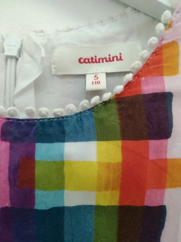 Ravissante Robe colorée catimini 5 ans - photo numéro 5