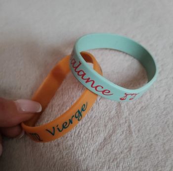 Lot ou à l'unité bracelets signes astrologiques "Balance et Vierge" neufs
