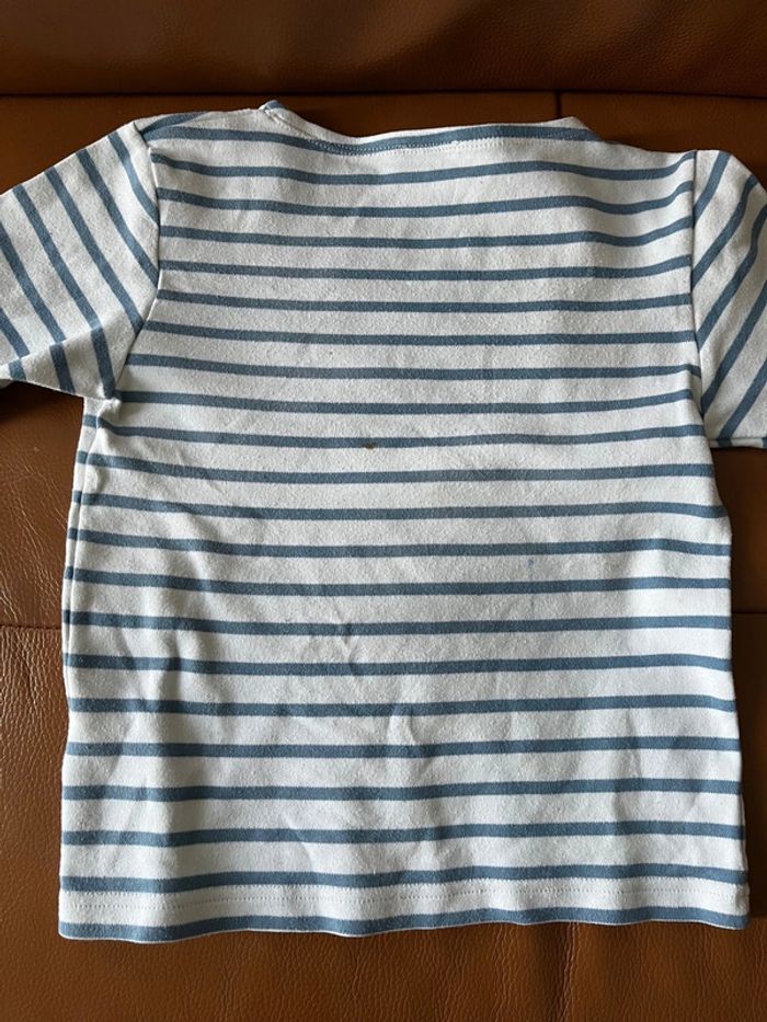 Maillot tee shirt marinière mixte - photo numéro 4