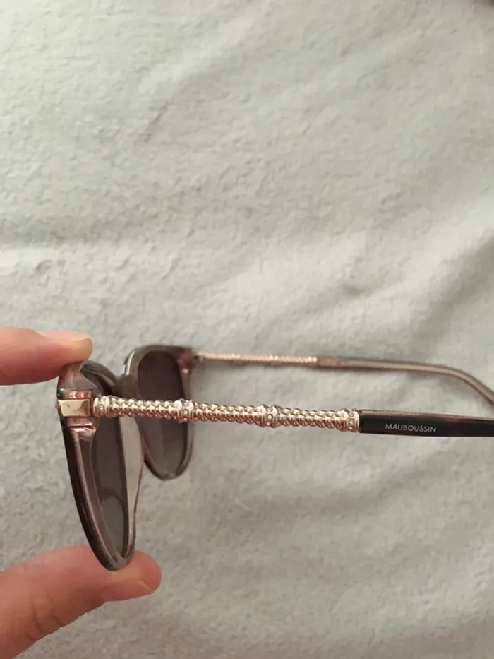 Lunette de soleil verres polarisants Mauboussin avec citation sur l’amour gravée - photo numéro 14