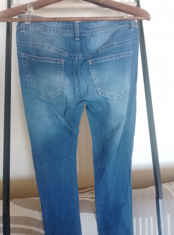 Jeans femme Gémo effet usé t36 - photo numéro 6