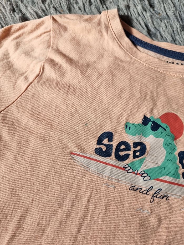 T-shirt rose avec Crocodile 6ans - photo numéro 6