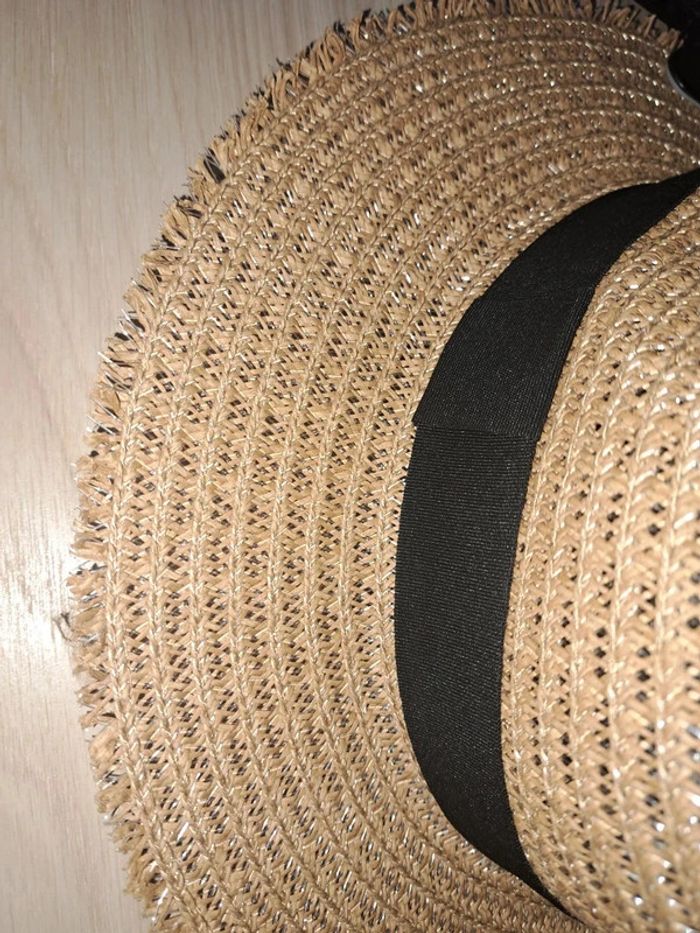 Chapeau Soleil - Bord noir (57 cm) - photo numéro 2