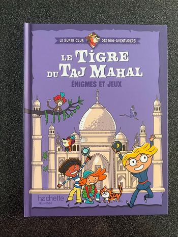 Livre McDo le tigre du Taj Mahal