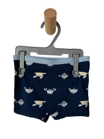 Maillot / boxer de bain bébé (motifs marins) - Obaïbi 12 mois (74cm)