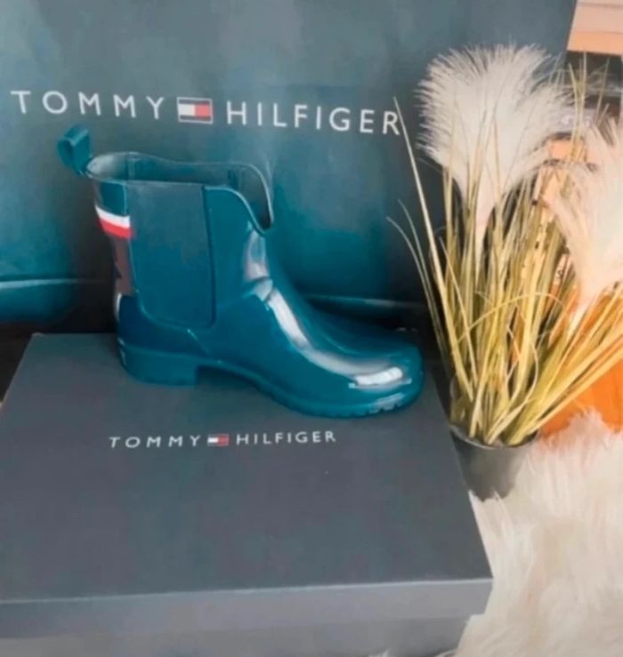 Bottes de pluie neuves Tommy Hilfiger 36 - photo numéro 2